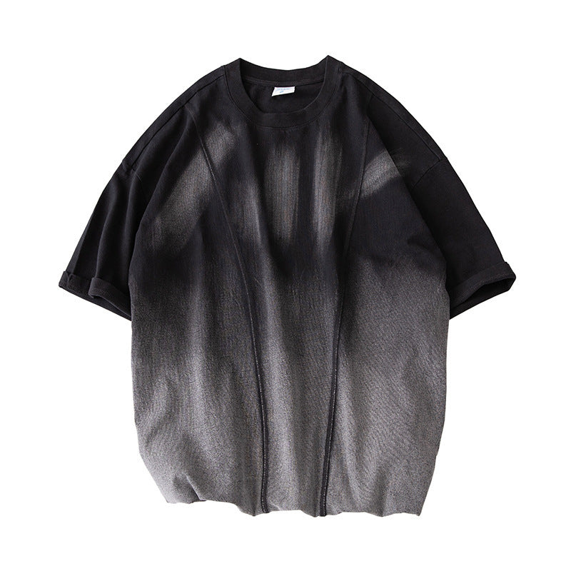 Dark water washing process short sleeve - ARCHSHOPE