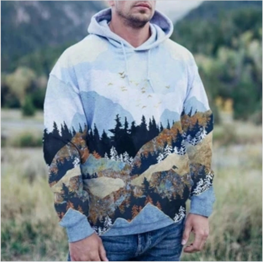 Printed Super Flexible Hoodie Casual Hoodie - ARCHSHOPE