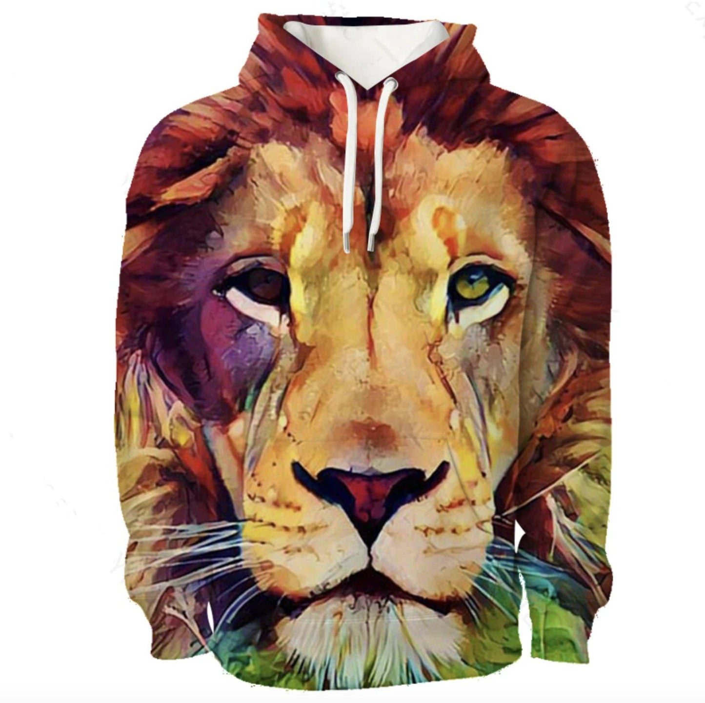 Digital Print Hooded Sweatshirt Couples MAN - ARCHSHOPE
