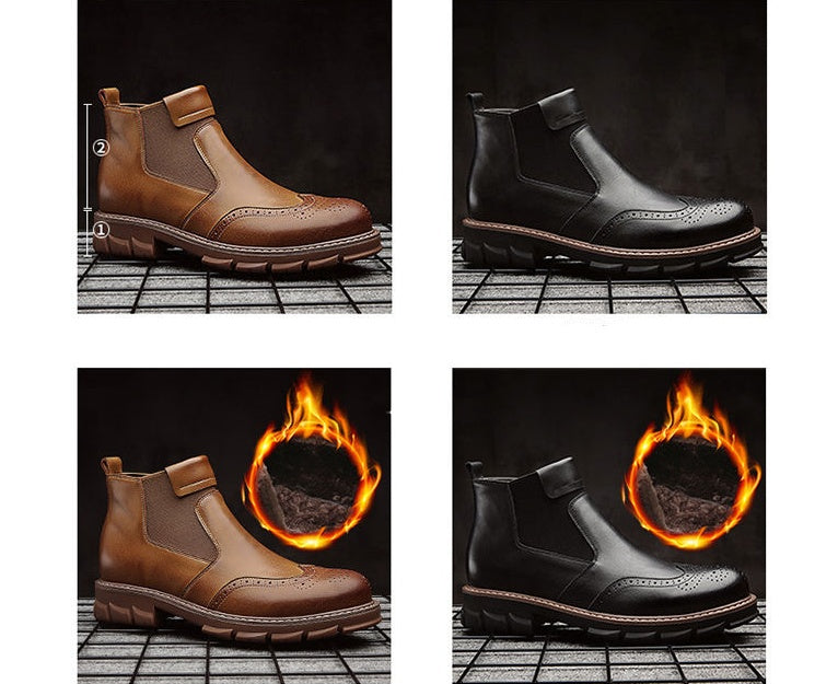 Martin Platform Retro Ankle Heat Preservation Boots