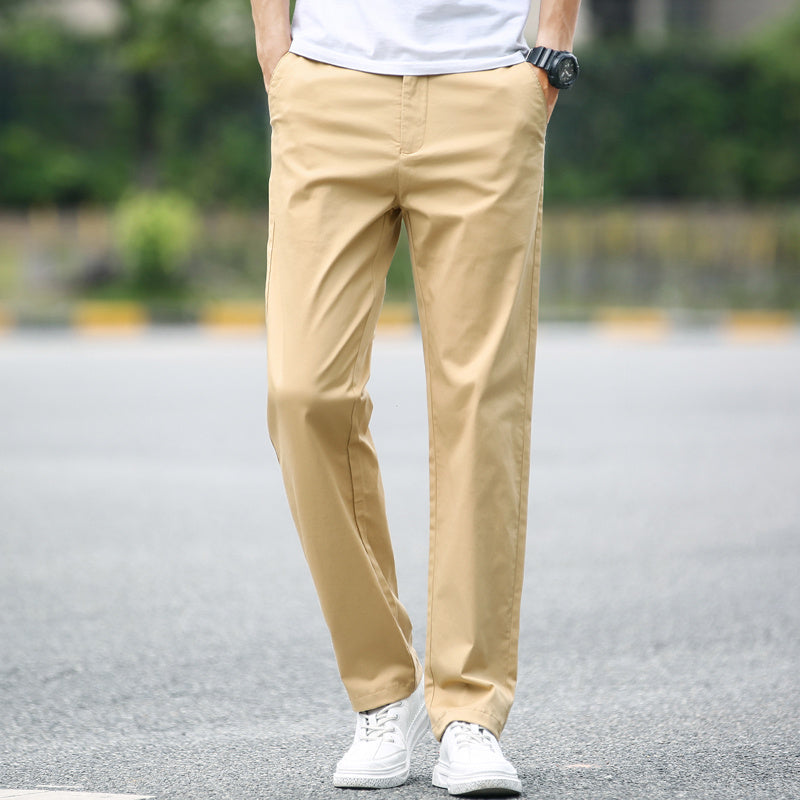 Spring And Autumn Loose Men's Pants Straight Suit Pants All-match Pants