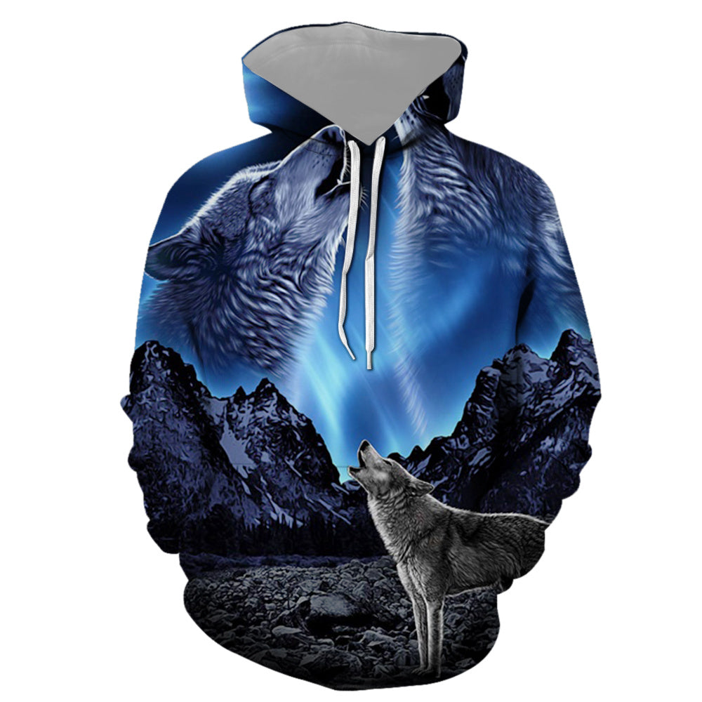 Digital Print Hooded Sweatshirt Couples MAN - ARCHSHOPE