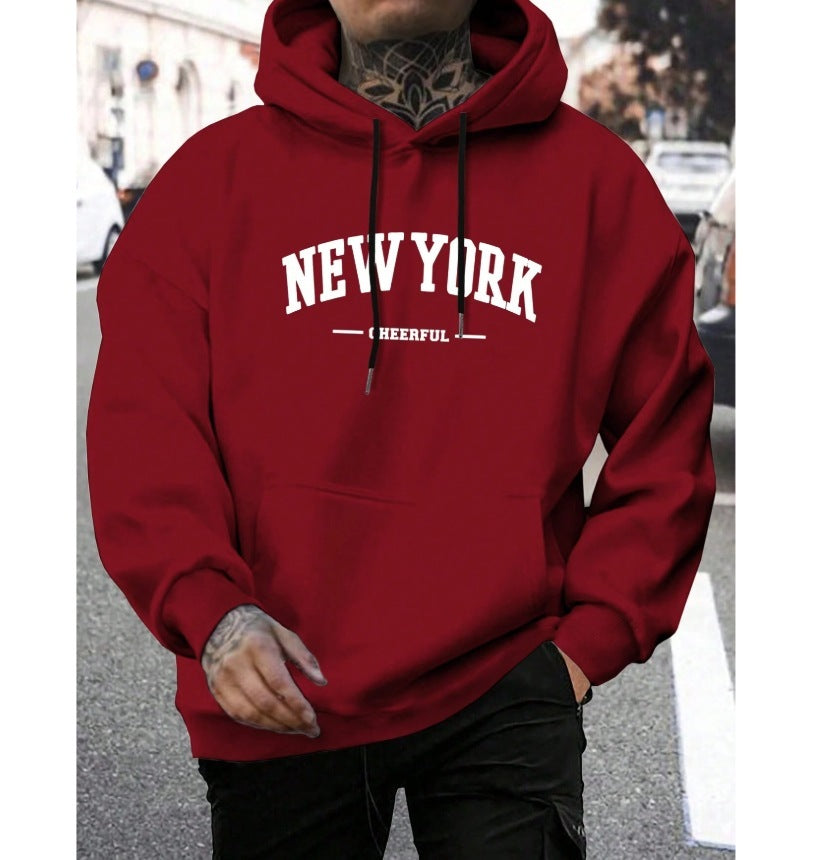 Men's Casual American-style Retro Loose Hooded Sweater - ARCHSHOPE