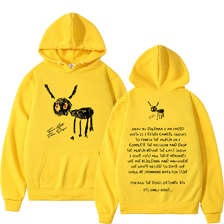 Rapper Drake For All The Dogs Letter Hoodie - ARCHSHOPE