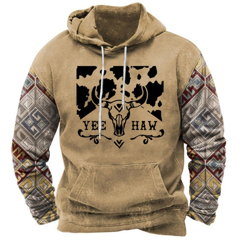 Fashion Trendy Printed Hoodie Men - ARCHSHOPE