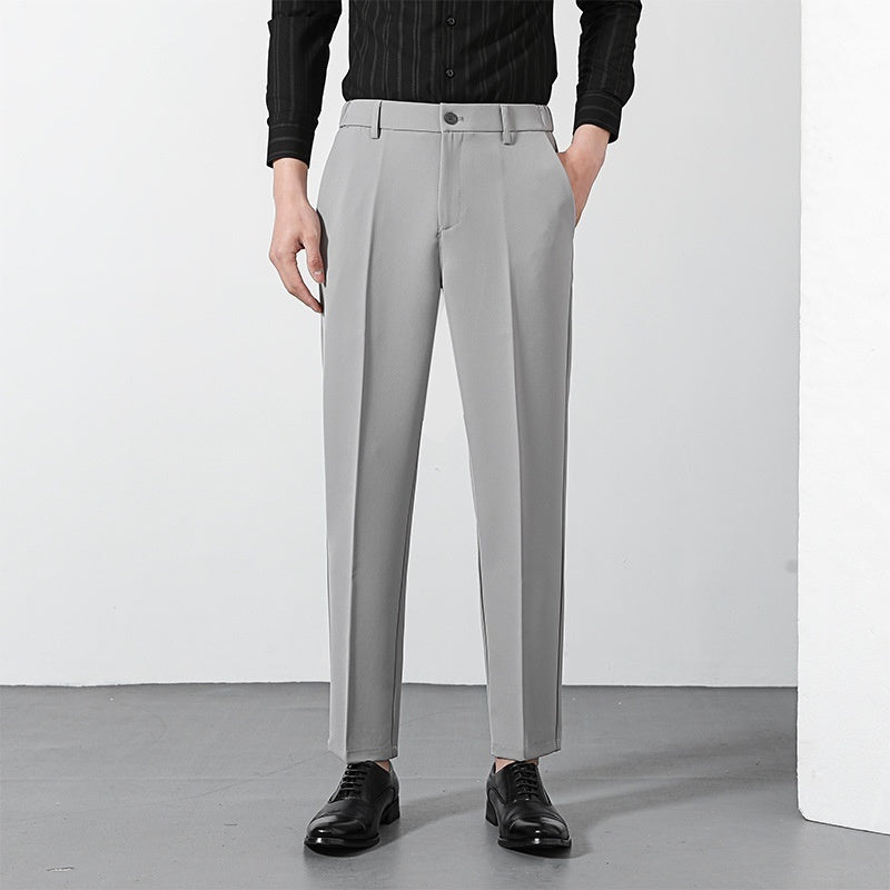 New Suit Pants Men's Ninth Casual Straight Pants
