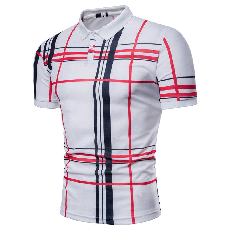 Mens Polo Shirt Summer Fashion Classic Casual Top - ARCHSHOPE