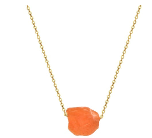 Hot Selling Stone Crystal Pillar Tree Of Life Pendant Ins Fashion Necklace - ARCHSHOPE