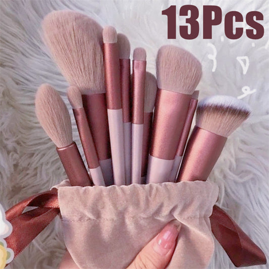 13Pcs Makeup Brush Set Make Up Concealer Brush Blush Powder Brush Eye Shadow Highlighter Foundation Brush Cosmetic Beauty Tools - ARCHSHOPE