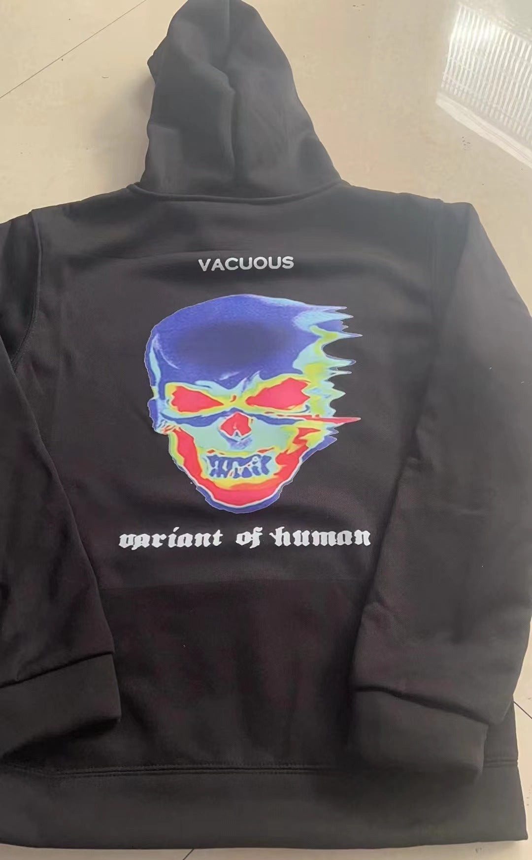 Skeleton Thermal Imaging Graphic Print Hoodie Men Women - ARCHSHOPE