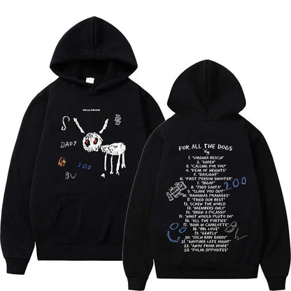 Rapper Drake For All The Dogs Letter Hoodie - ARCHSHOPE