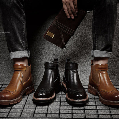 Martin Platform Retro Ankle Heat Preservation Boots