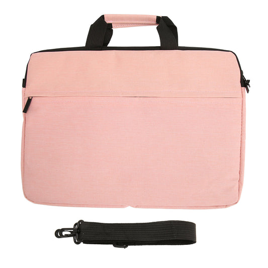 15.6Inch Laptop Sleeve Waterproof Polyester Laptop Case Portable Notebook Protective Case for Travel Business Trip Pink - ARCHSHOPE