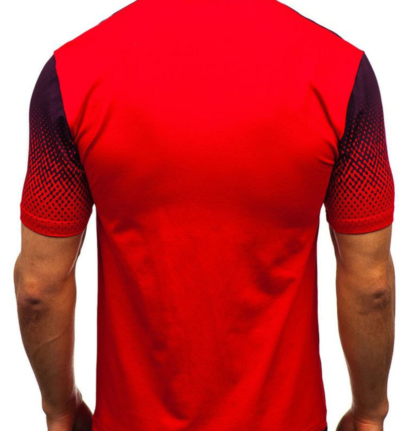 Lapel print short sleeve - ARCHSHOPE
