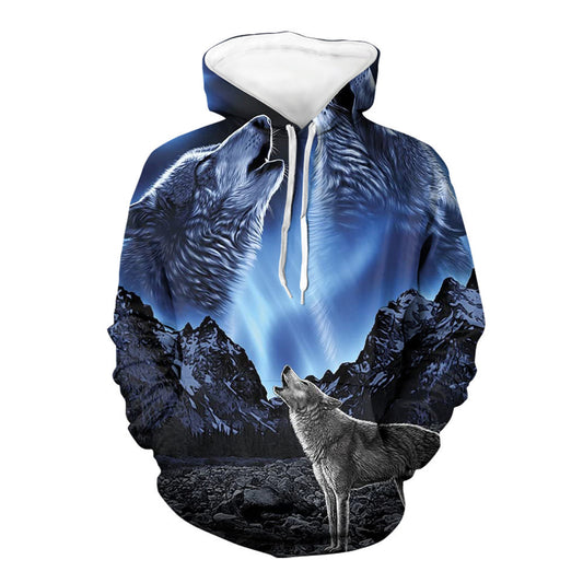 Digital Print Hooded Sweatshirt Couples MAN - ARCHSHOPE