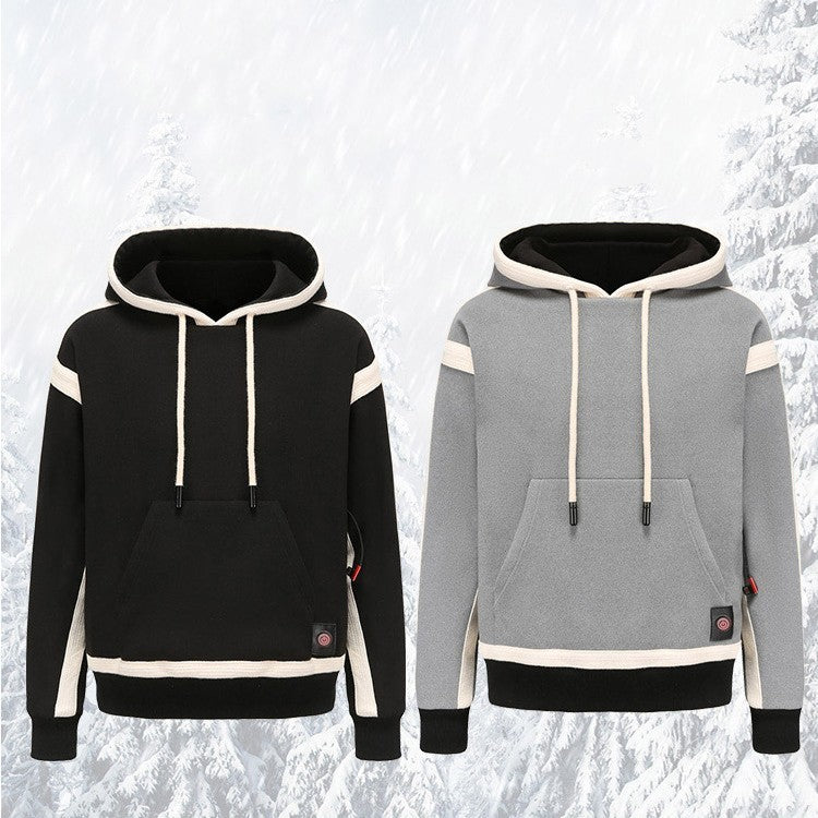 Outdoor New Technology Heated Jacket Heating Brushed Hoody Outerwear - ARCHSHOPE