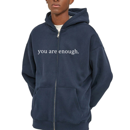 Hoodies Plus Size Sweatshirt Casual Drawstring Zipper Clothes - ARCHSHOPE