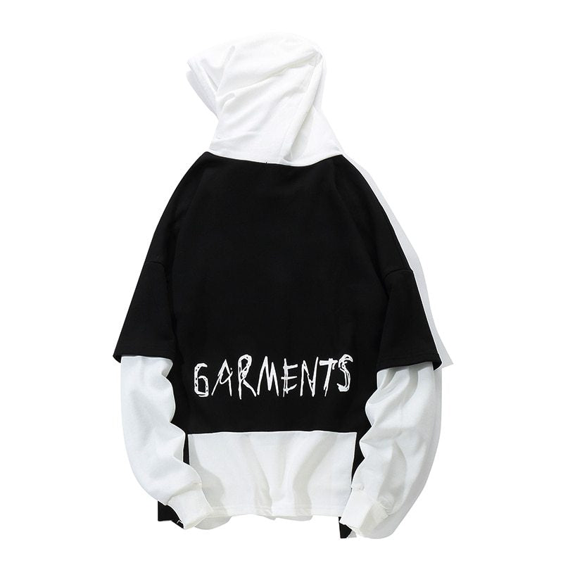 Autumn Men Graffiti Oversize Hoodies Hip-hop Round Neck Cotton Hoodie - ARCHSHOPE