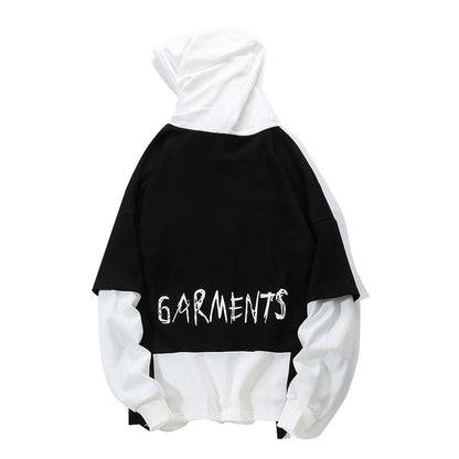 Autumn Men Graffiti Oversize Hoodies Hip-hop Round Neck Cotton Hoodie - ARCHSHOPE