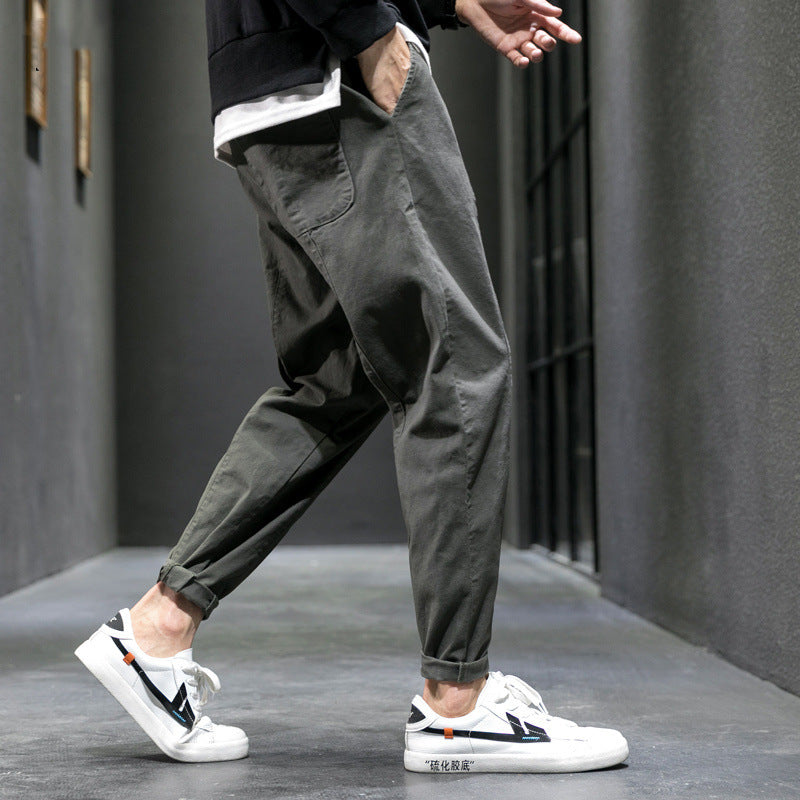 Men's Pants Casual Pants Men's Trousers Loose Straight Leg Pants