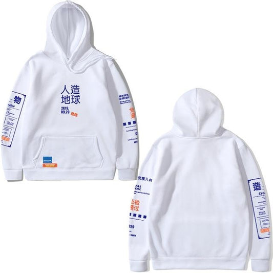 Sweater Cropped Hoodies For Men Sweatshirt Drawstring Cool - ARCHSHOPE