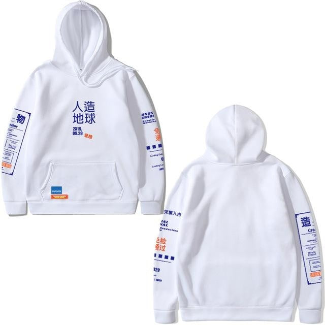 Sweater Cropped Hoodies For Men Sweatshirt Drawstring Cool - ARCHSHOPE