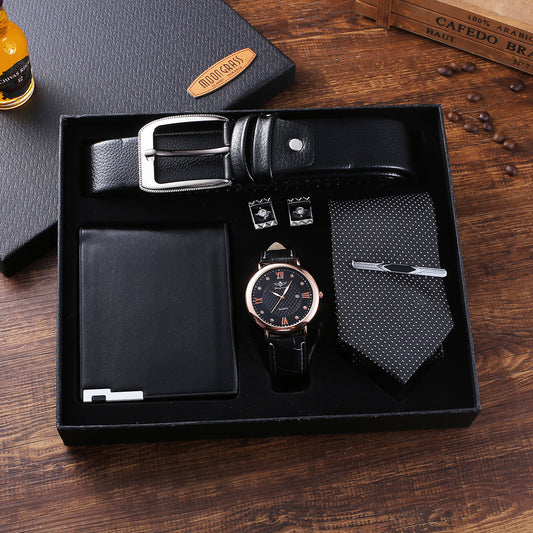 New Quartz Wristwatch Bracelet Gift Set For Men Boyfriend - ARCHSHOPE