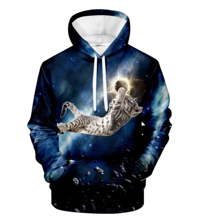 Cute Cat Hoodies Men Women Sweatshirt - ARCHSHOPE