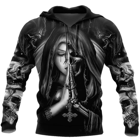 Halloween Skull Anime 3D Sweatshirt - ARCHSHOPE