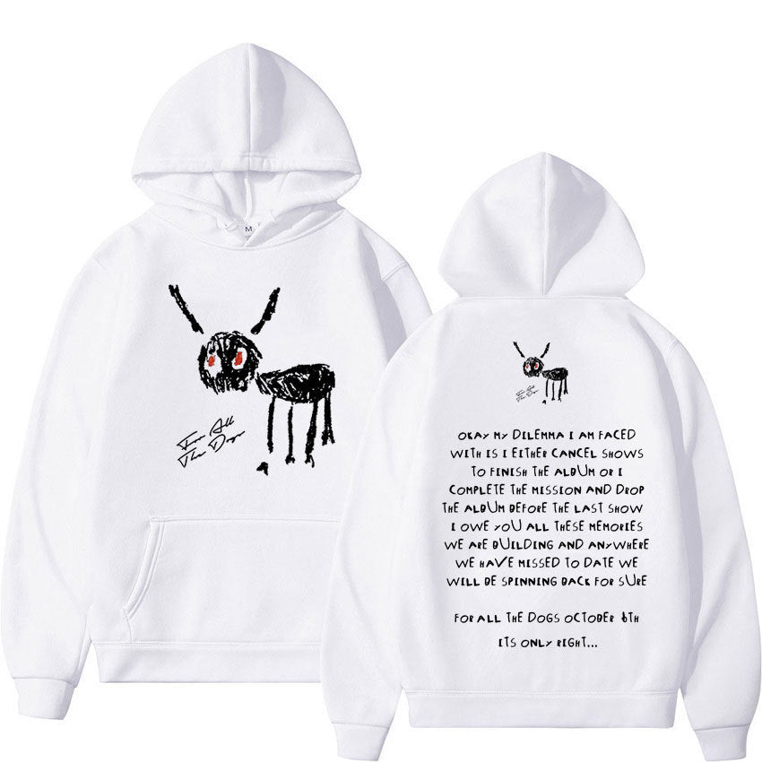 Rapper Drake For All The Dogs Letter Hoodie - ARCHSHOPE