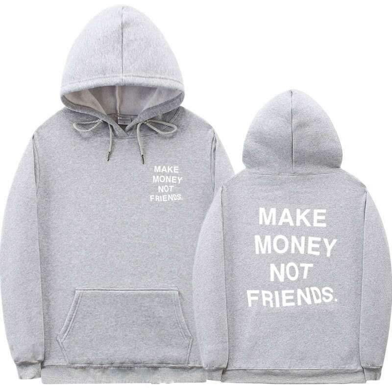 Letter printed Hoodie men's and women's fleece hoodies - ARCHSHOPE