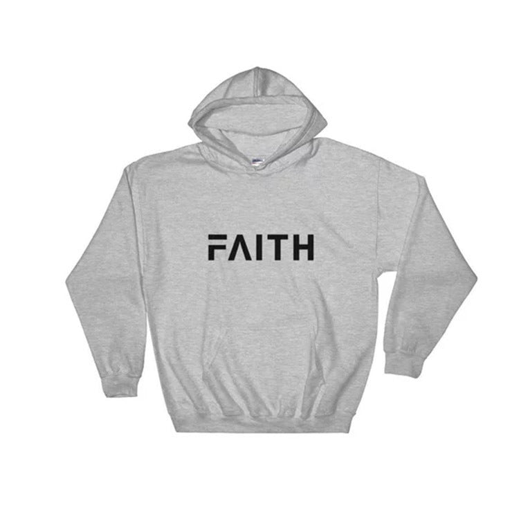 Faith Letter Print Women Hoodies - ARCHSHOPE