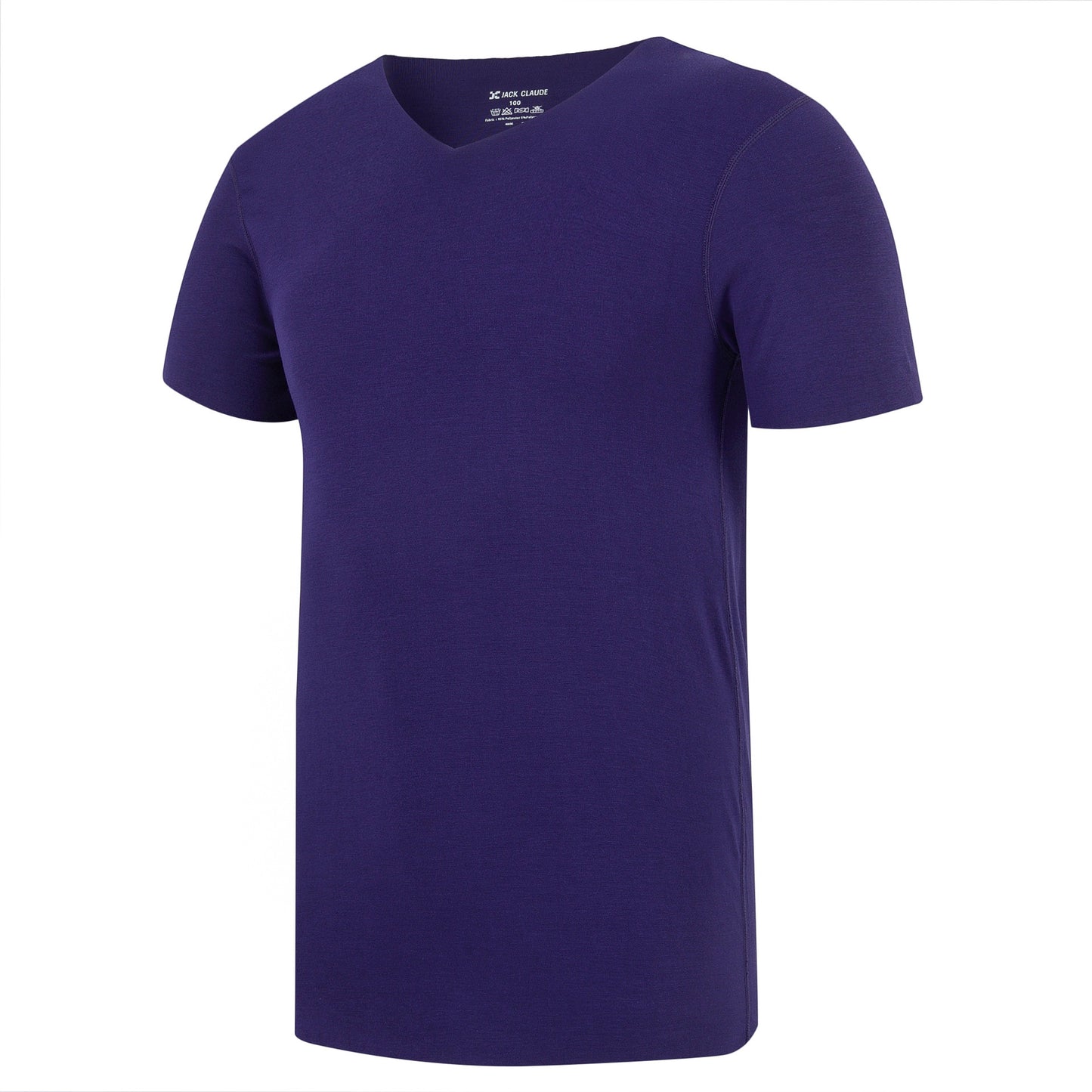 Cut half-sleeved solid color bottoming shirtr bottoming shirt - ARCHSHOPE