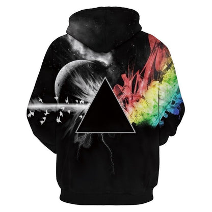 Sun Refraction 3D Printed Hoodies - ARCHSHOPE