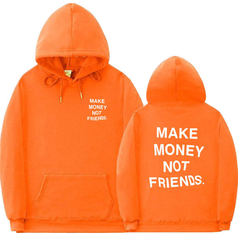 Letter printed Hoodie men's and women's fleece hoodies - ARCHSHOPE