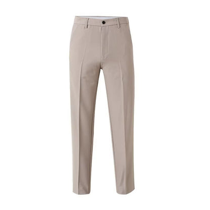 Trendy Tapered Men's Trendy Suit Pants Casual