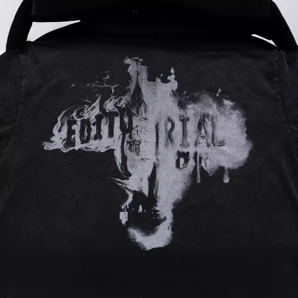 American Fashion Brand Washed And Worn Short Sleeve - ARCHSHOPE
