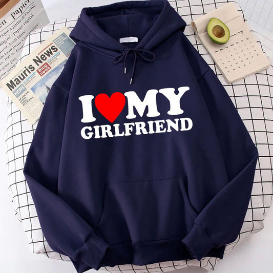 I Love My Boyfriend Girlfriend Hoodie - ARCHSHOPE