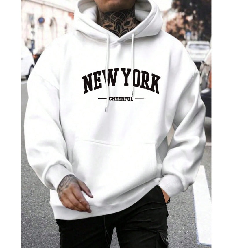 Men's Casual American-style Retro Loose Hooded Sweater - ARCHSHOPE