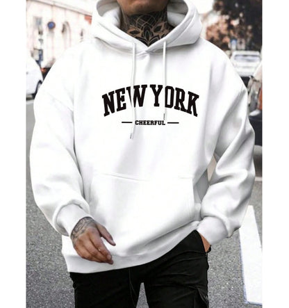 Men's Casual American-style Retro Loose Hooded Sweater - ARCHSHOPE