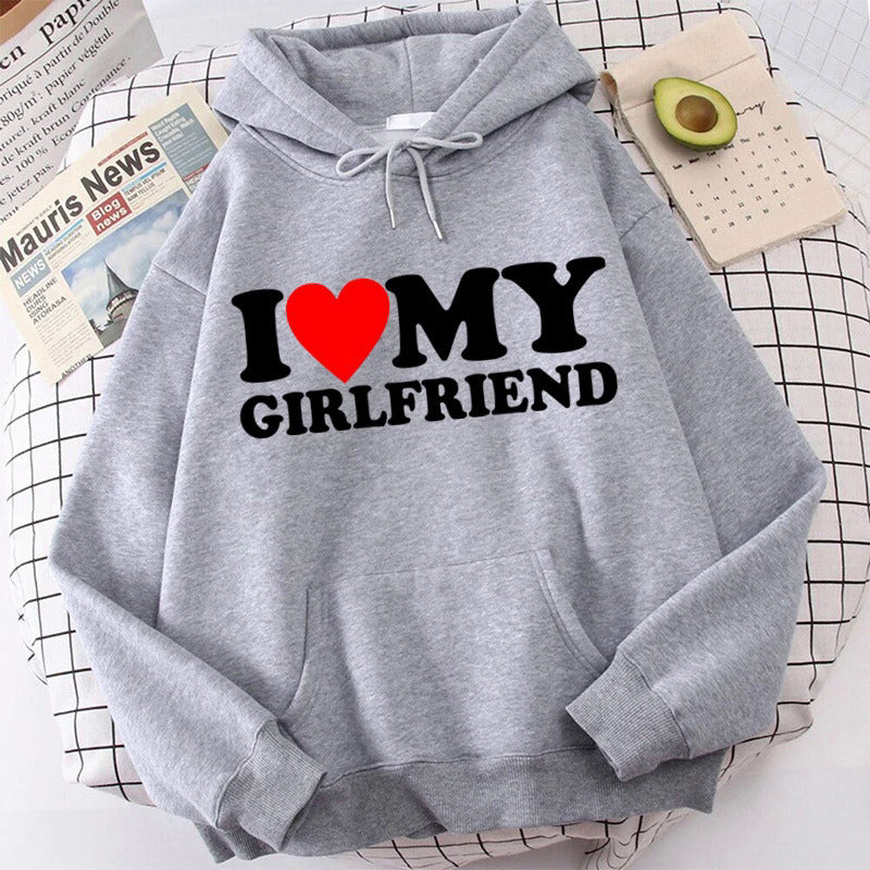 I Love My Boyfriend Girlfriend Hoodie - ARCHSHOPE