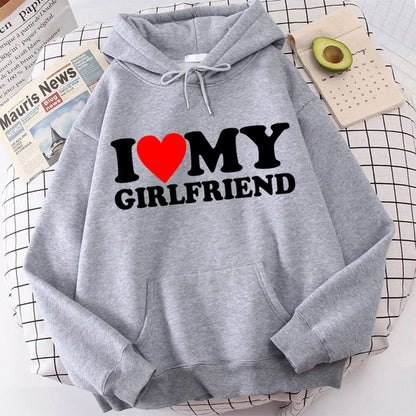 I Love My Boyfriend Girlfriend Hoodie - ARCHSHOPE