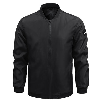 Spring And Autumn Casual Solid Color Men's Coat - ARCHSHOPE