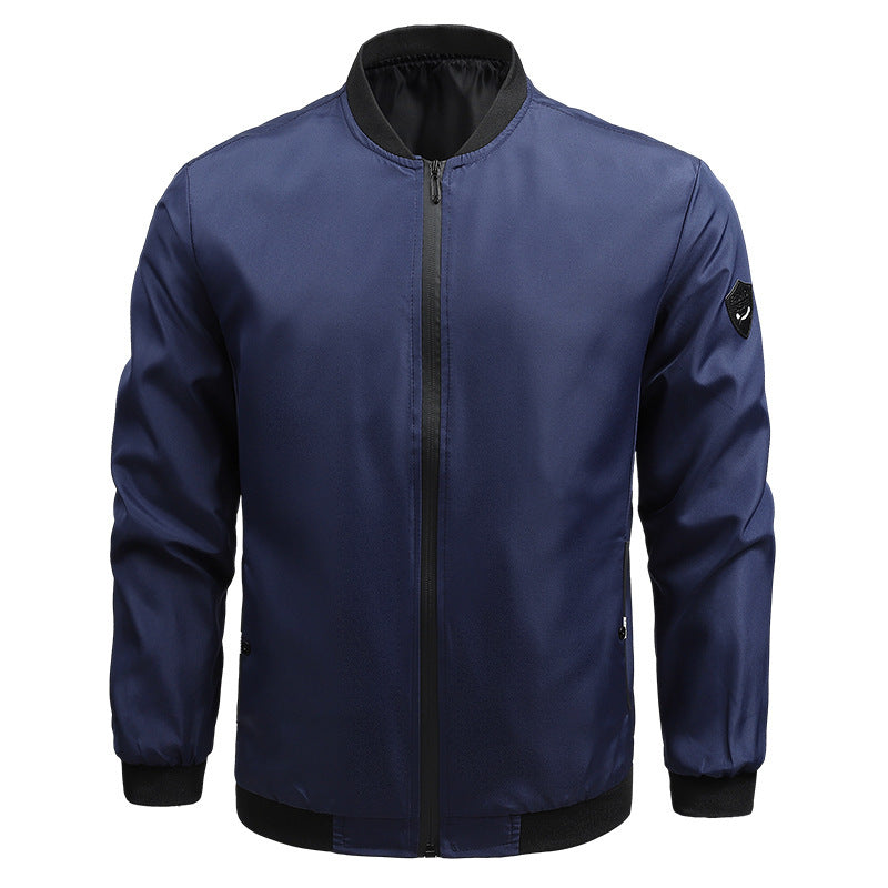 Spring And Autumn Casual Solid Color Men's Coat - ARCHSHOPE