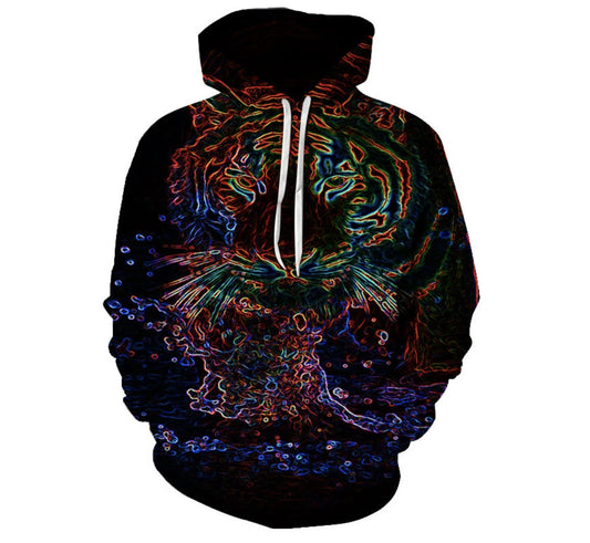 Digital Print Hooded Sweatshirt Couples MAN - ARCHSHOPE