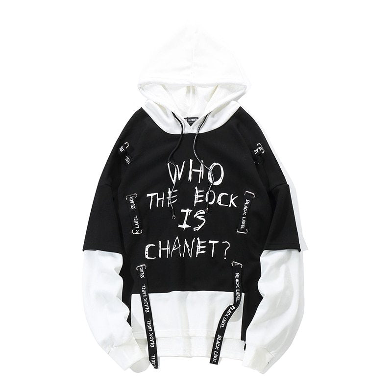Autumn Men Graffiti Oversize Hoodies Hip-hop Round Neck Cotton Hoodie - ARCHSHOPE