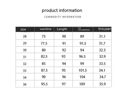 Waffle Casual Suit Pants Slim Fit Straight Leg Pants