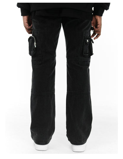 Wide Leg Straight Leg Pants Autumn New Multi Pocket Casual Functional Workwear