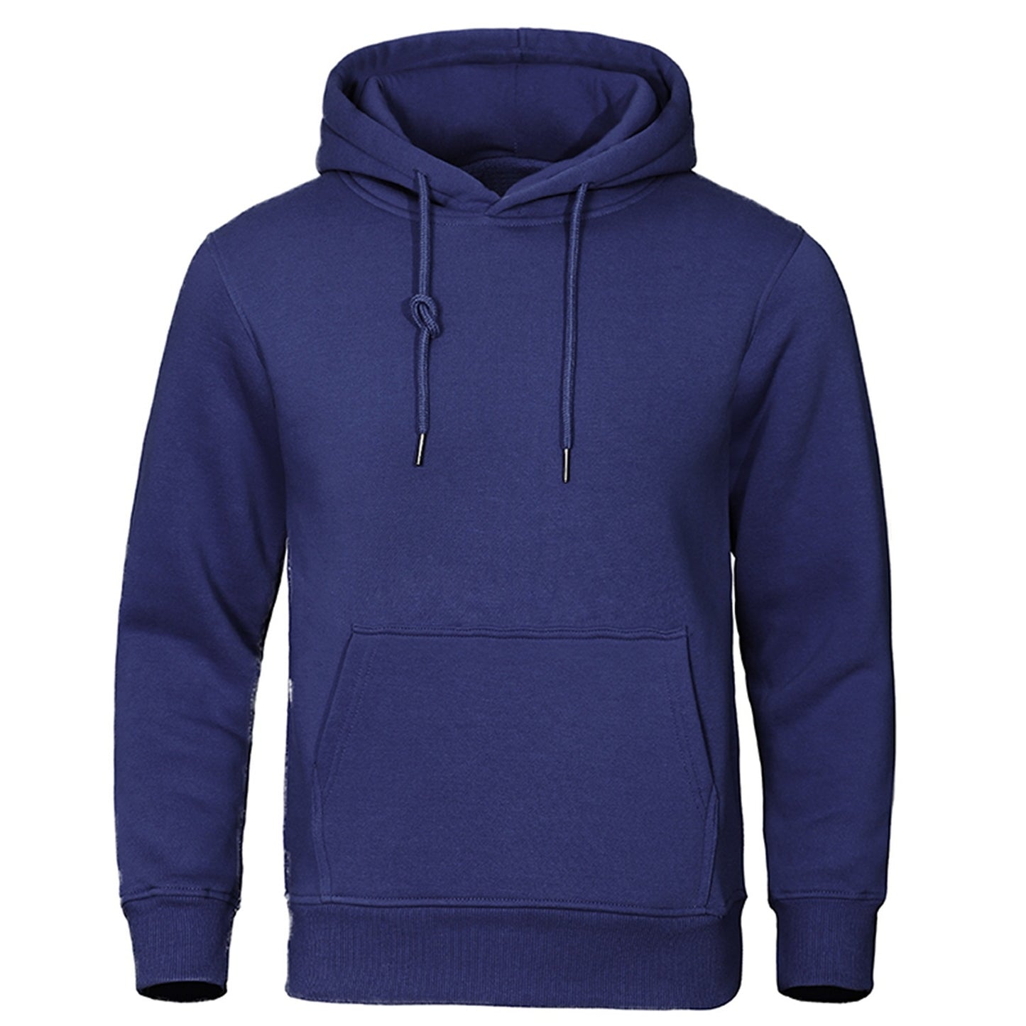 Solid Color Pullover Sweatshirt Spring Fashion Fleece Unisex Hoodie - ARCHSHOPE