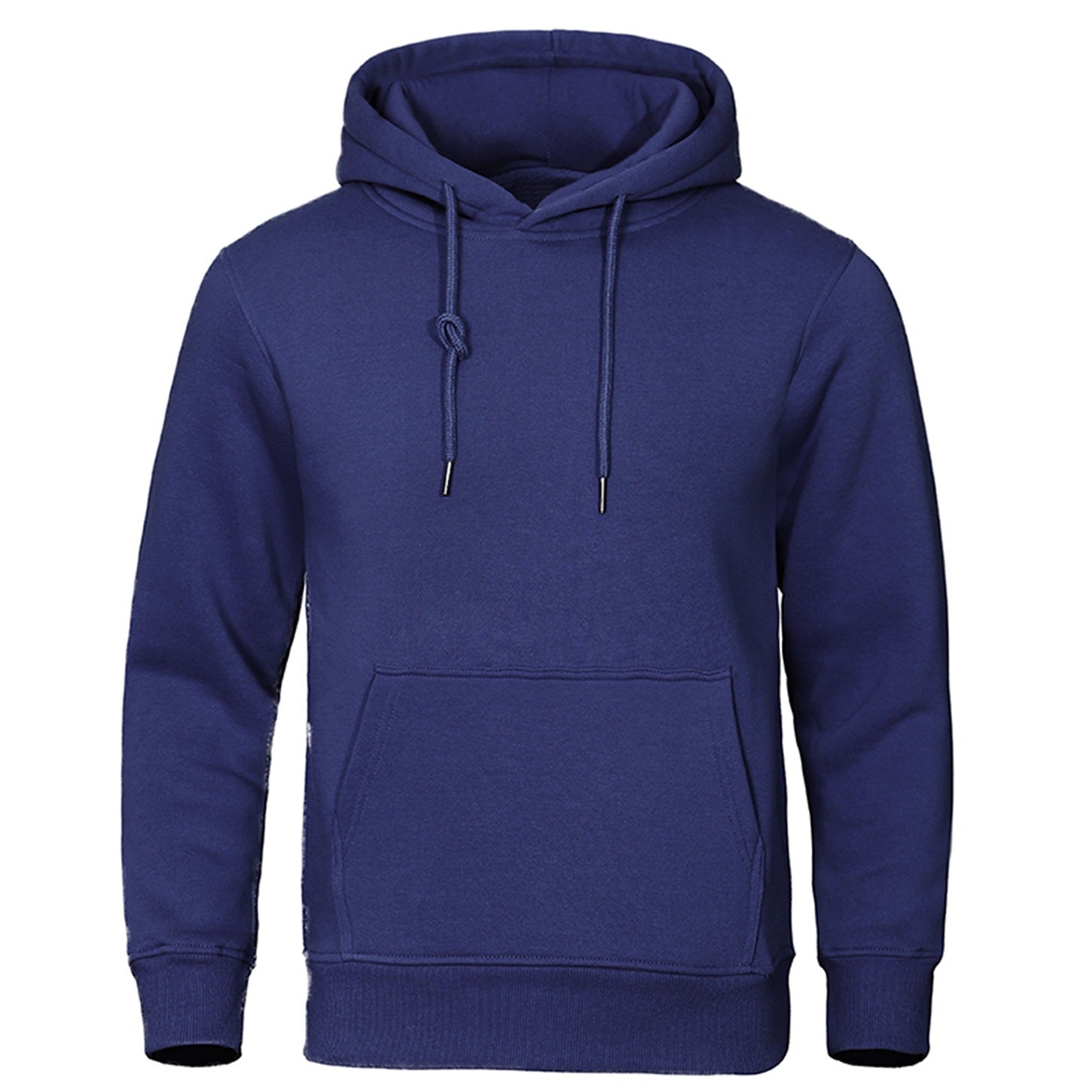 Solid Color Pullover Sweatshirt Spring Fashion Fleece Unisex Hoodie - ARCHSHOPE